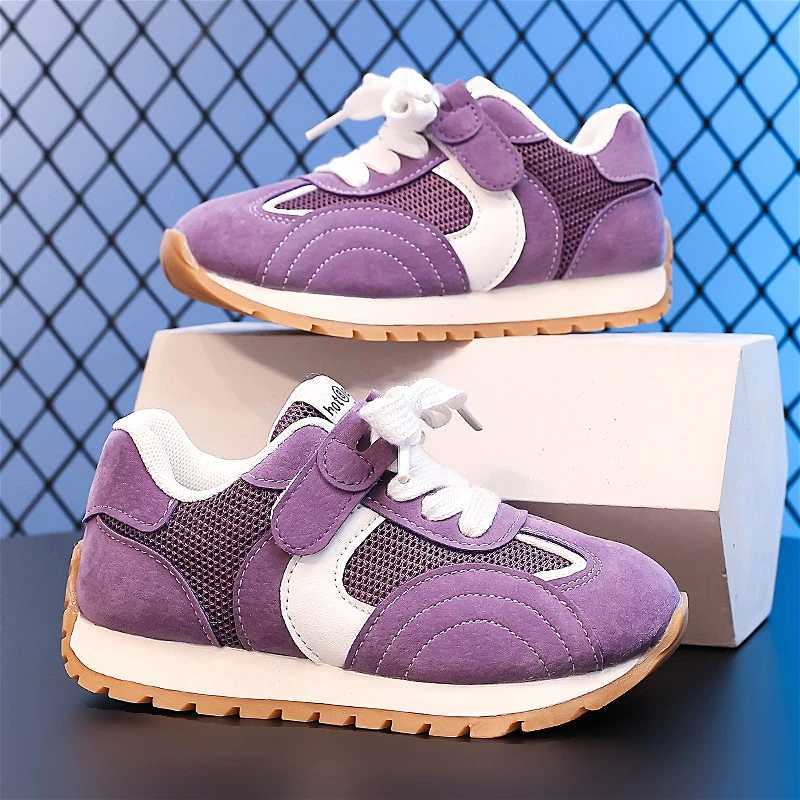 2025 New Girls Sports Shoes Fashion Design Breathable Mesh AntiSlip s Casual Shoes HighTop Classic Childrens Boy SneakersC250926 S251027