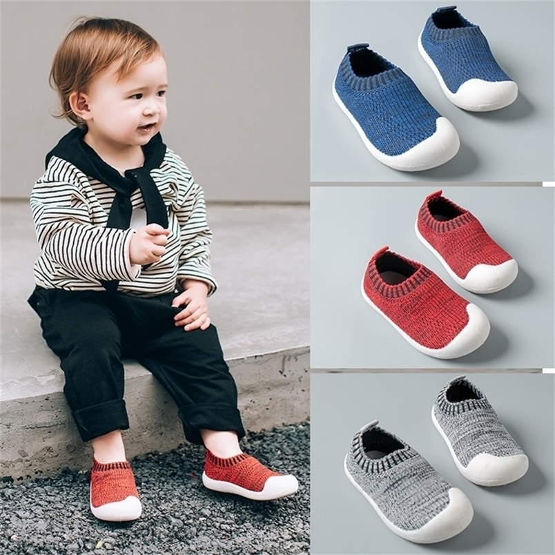 Autumn Infant Toddler Shoes Girl Boy Casual Mesh Shoes Soft Bottom Comfortable Non-slip Kid Baby First Walkers Shoes LJ201214