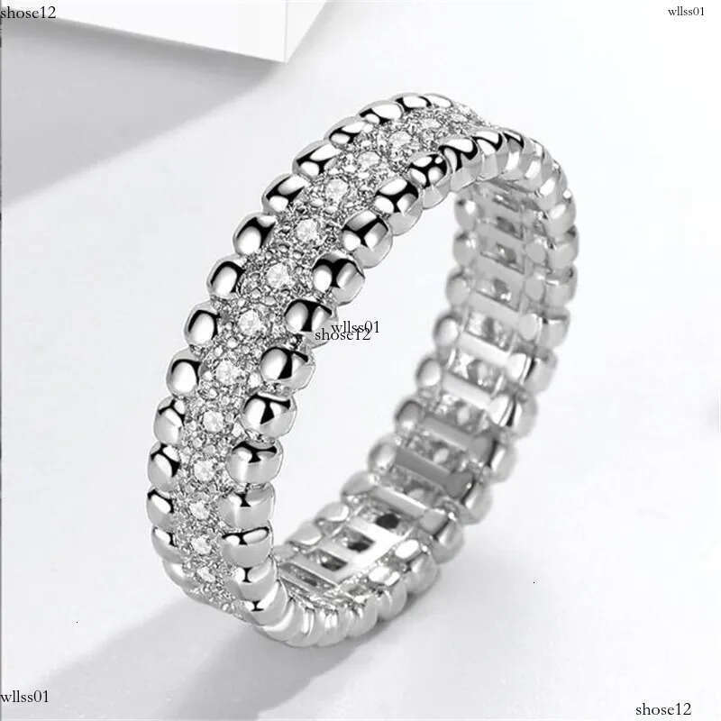 Choucong Brand New Wedding Rings Fashion Jewelry Real Sterling Sier Pave White Topaz CZ Dia Party Gemstones Moissanite Women Engagement Band Ring Gift