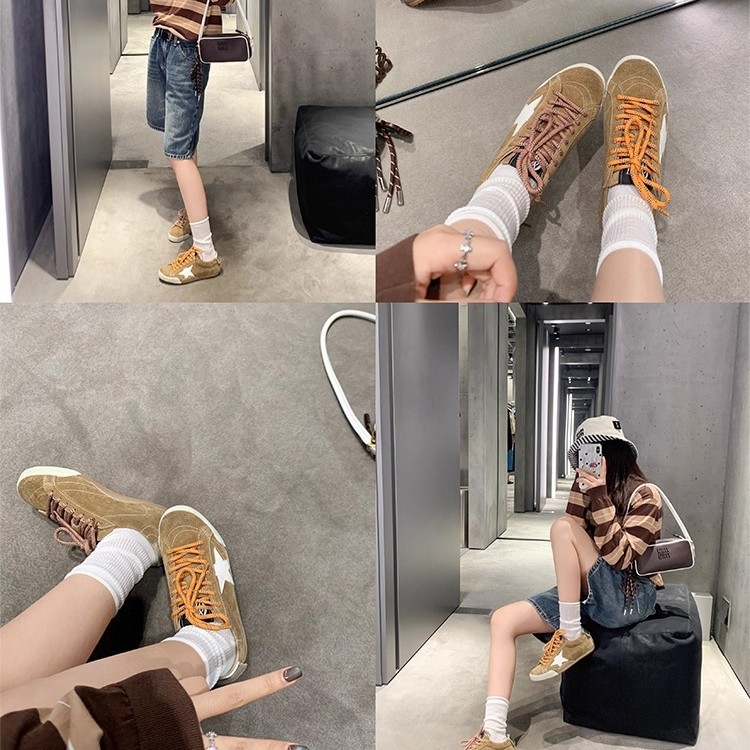 Retro mandarin duck with board shoes for women 2025 autumn new star shoes and small dirty shoes