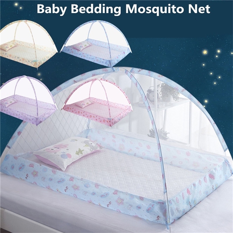 Crib Netting Bottomless Children's Mosquito Net Bed Net Baby Dome Portable Foldable Baby Bed Children Mosquito Net Tent 230510