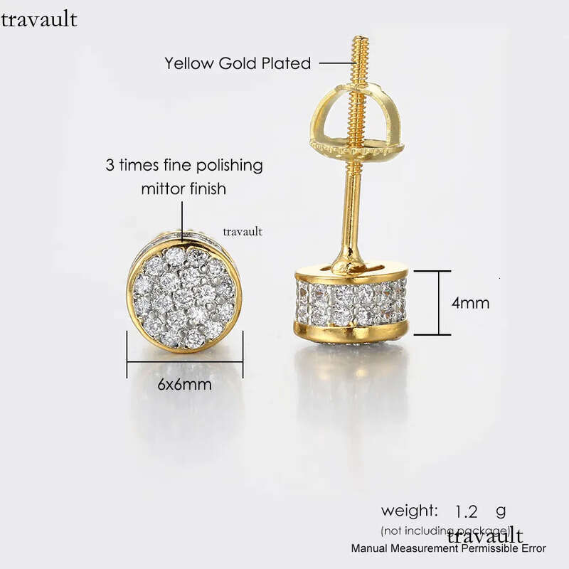 Light Thread for Women Micro Set AAA Zircon Trendy Earrings