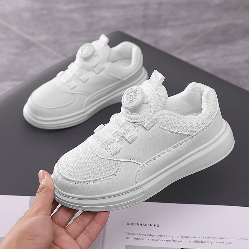 Children's White Sports Shoes Leather Shoes Designer Shoes New Breathable Mesh Board Shoes Designer Autumn New Luxury Shoes Men's And Women&