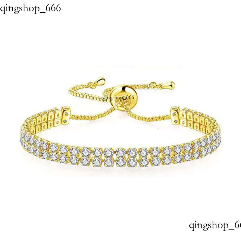 Fashionable zircon for women, niche minimalist crystal high-end bracelet accessory designer jewelry 40