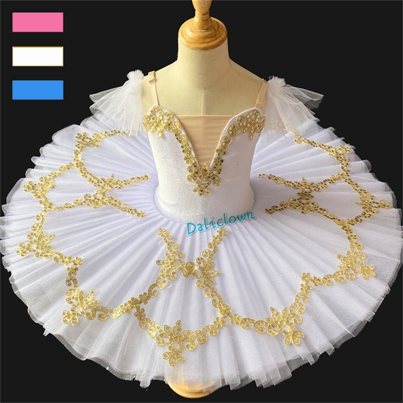 Dancewear Professional Ballet Tutu Women Girls Ballet Dress For Kids Adult Pancake Tutu Ballerina Birthday Party Swan Dress Ballet Costume 230520
