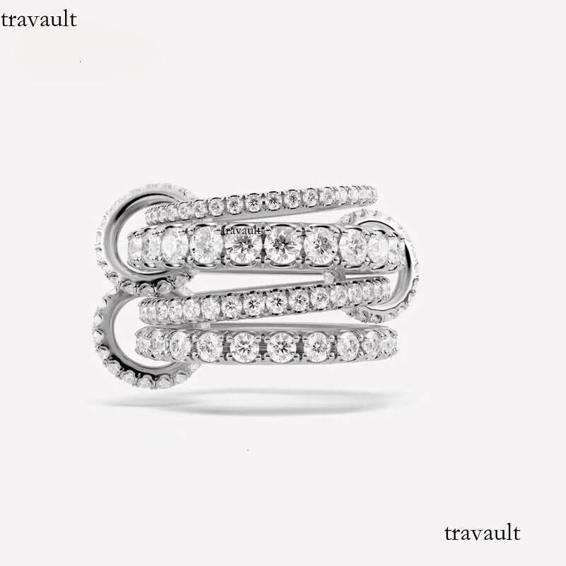 designer ring white Gold Alix Platinum Pave dia Ring By Spinelli Kilcollin Moda Operandi New in fine jewelry