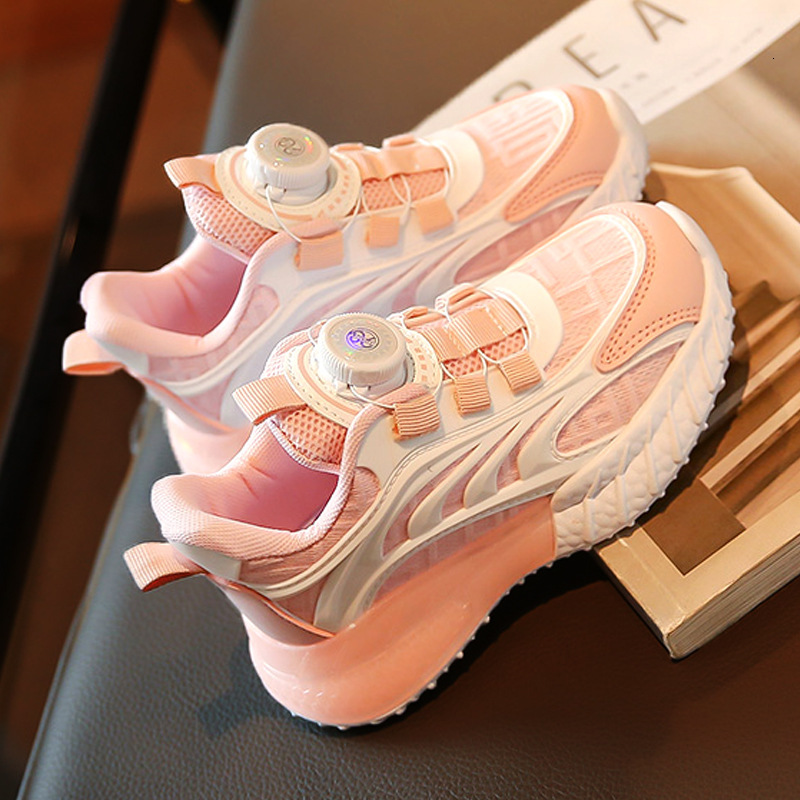Children's Rotating Buckle Sports Shoes Girls' Wool Lining Designer Shoes Fashionable Autumn New Designer Luxury Shoes Men's And Women&