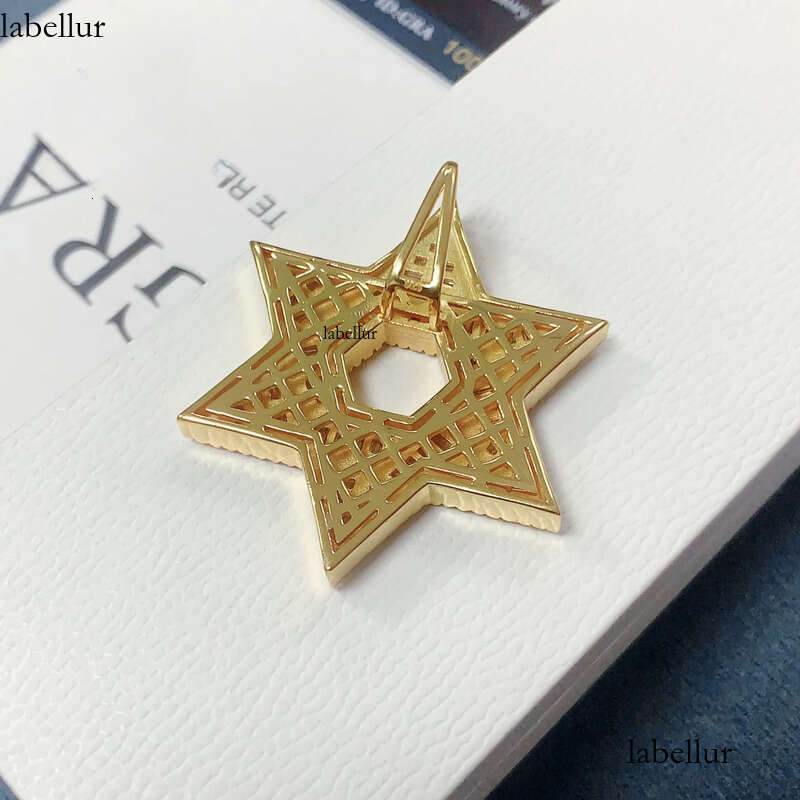 Good Quality Sier baguette Moissanite Hip Hop Je Star of David Jewelry Iced Out Custom Pendant 79