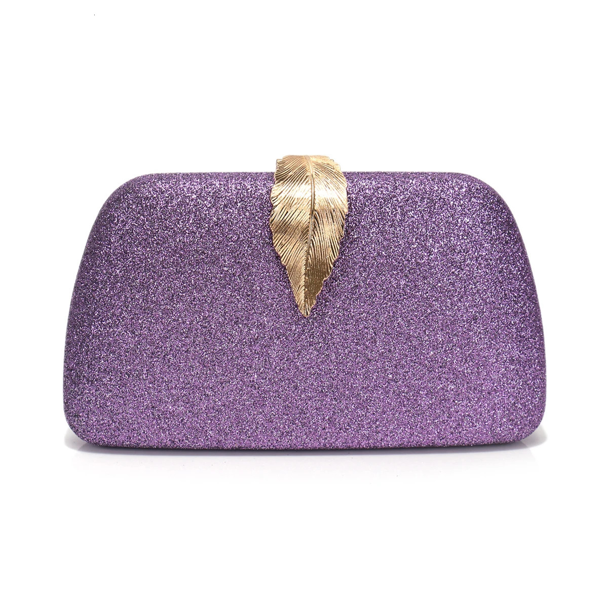 PU Leather Leaf Glamorous Elegant Women Evening Bags Bow Sequined Clutch Mini Acrylic Box Rhinestones Prom Dinner Banquet 250930