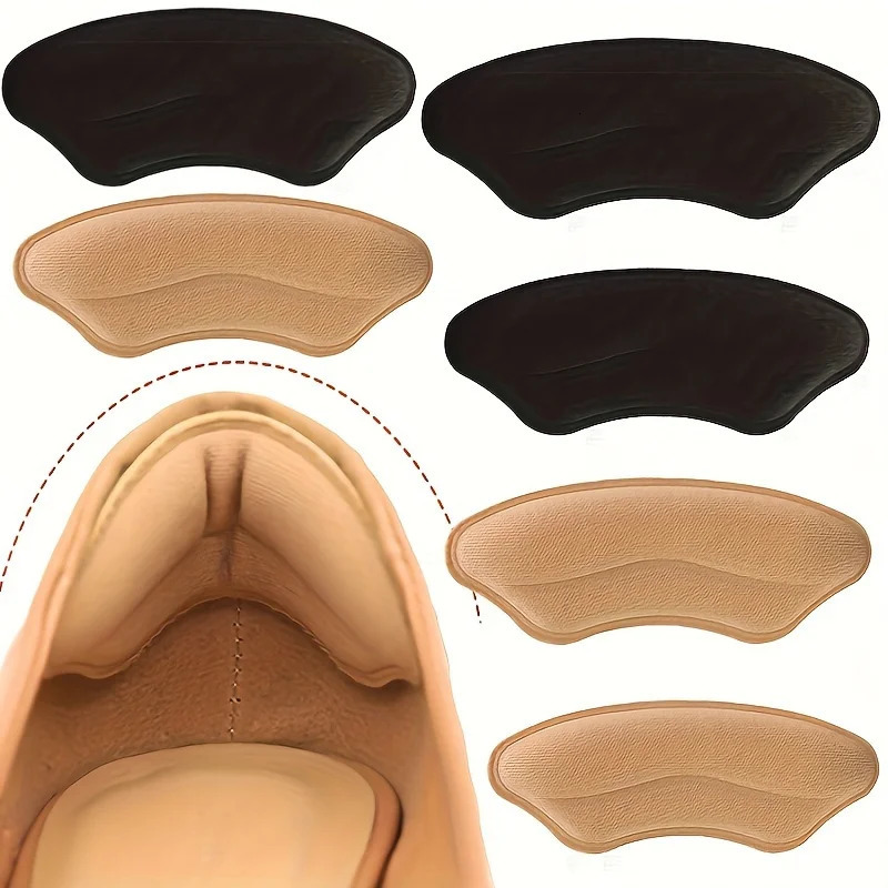 30pairs SelfAdhesive AntiSlip Shoe heel pads NonSlip Cushioned insolesSoft Foot Pads for High HeelsBoots Fits Loose Shoes 250929