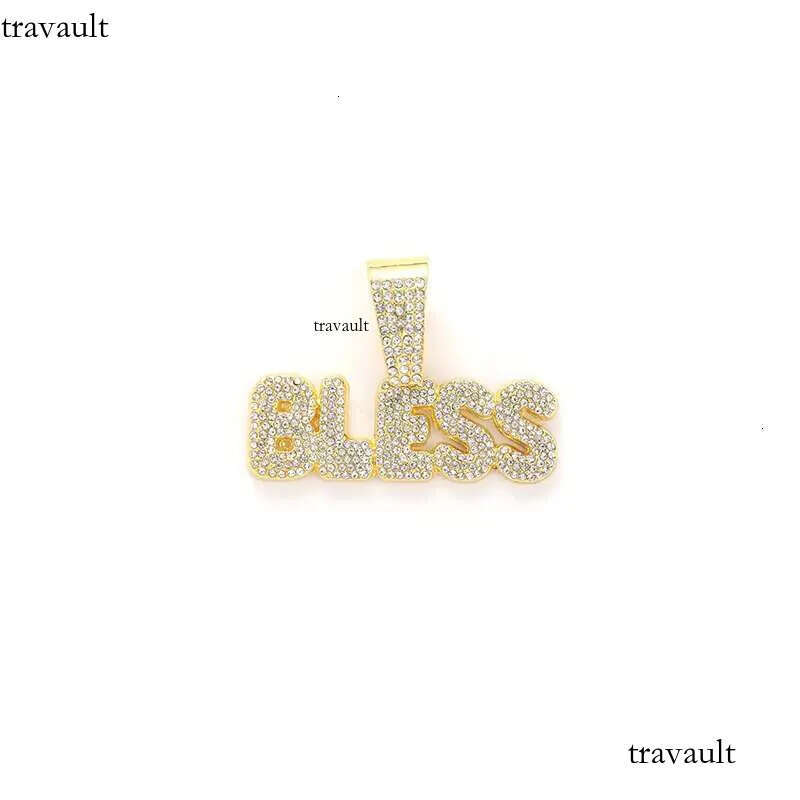 DHcollections Gold Plated Alloy Cuban Chain Hip - Hop Pendant Necklace