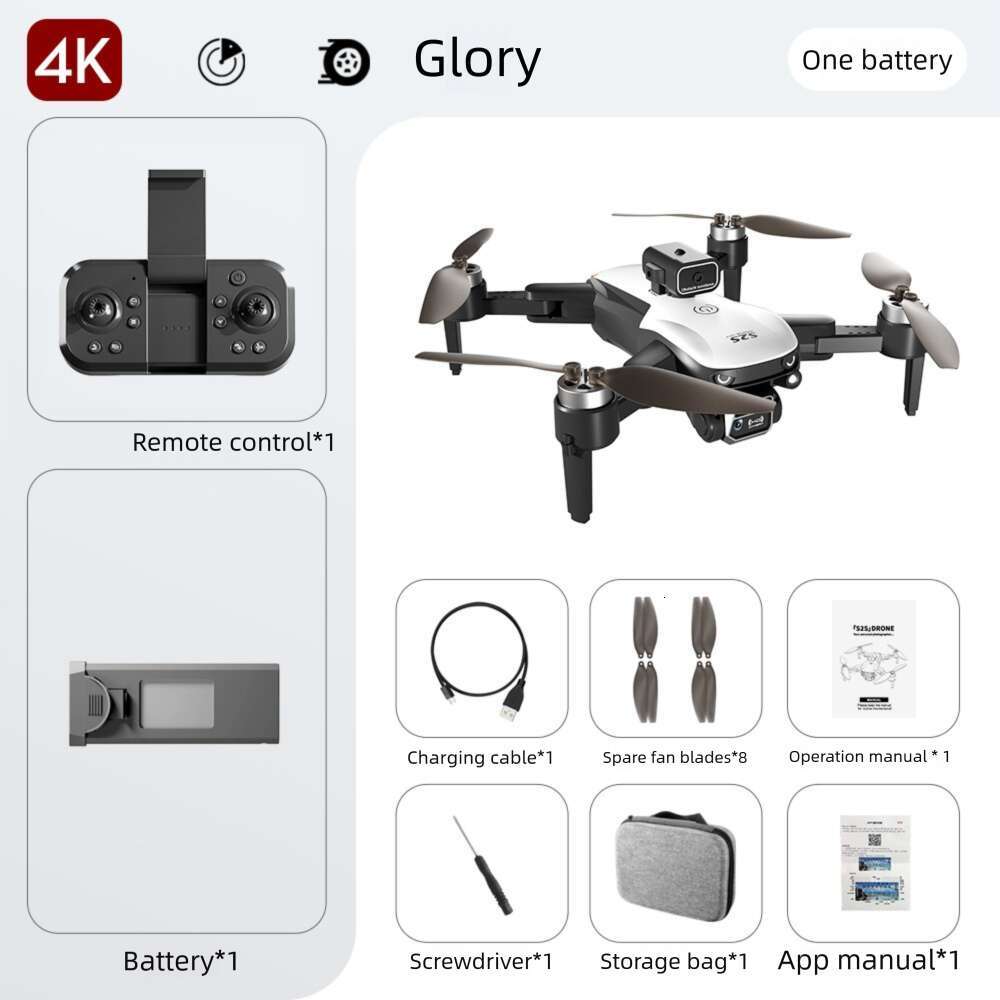 Brushless Motor S Foldable Drone Obstacle Avoidance Optical Flow Hover Quadcopter Electric Camera Remote Control Airplane