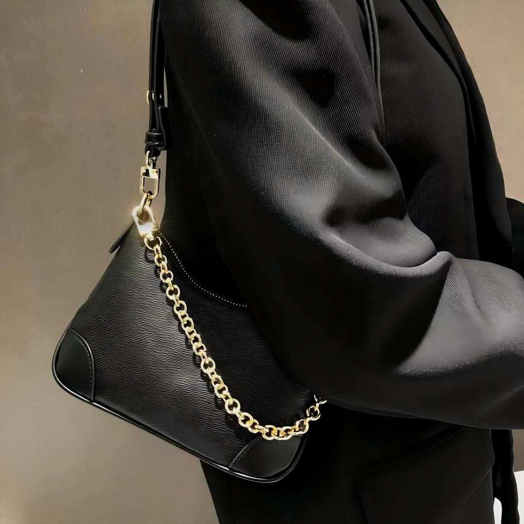 free shipping designer bag New versatile large capacity casual fashionable retro printed shoulder bag for women black brown white