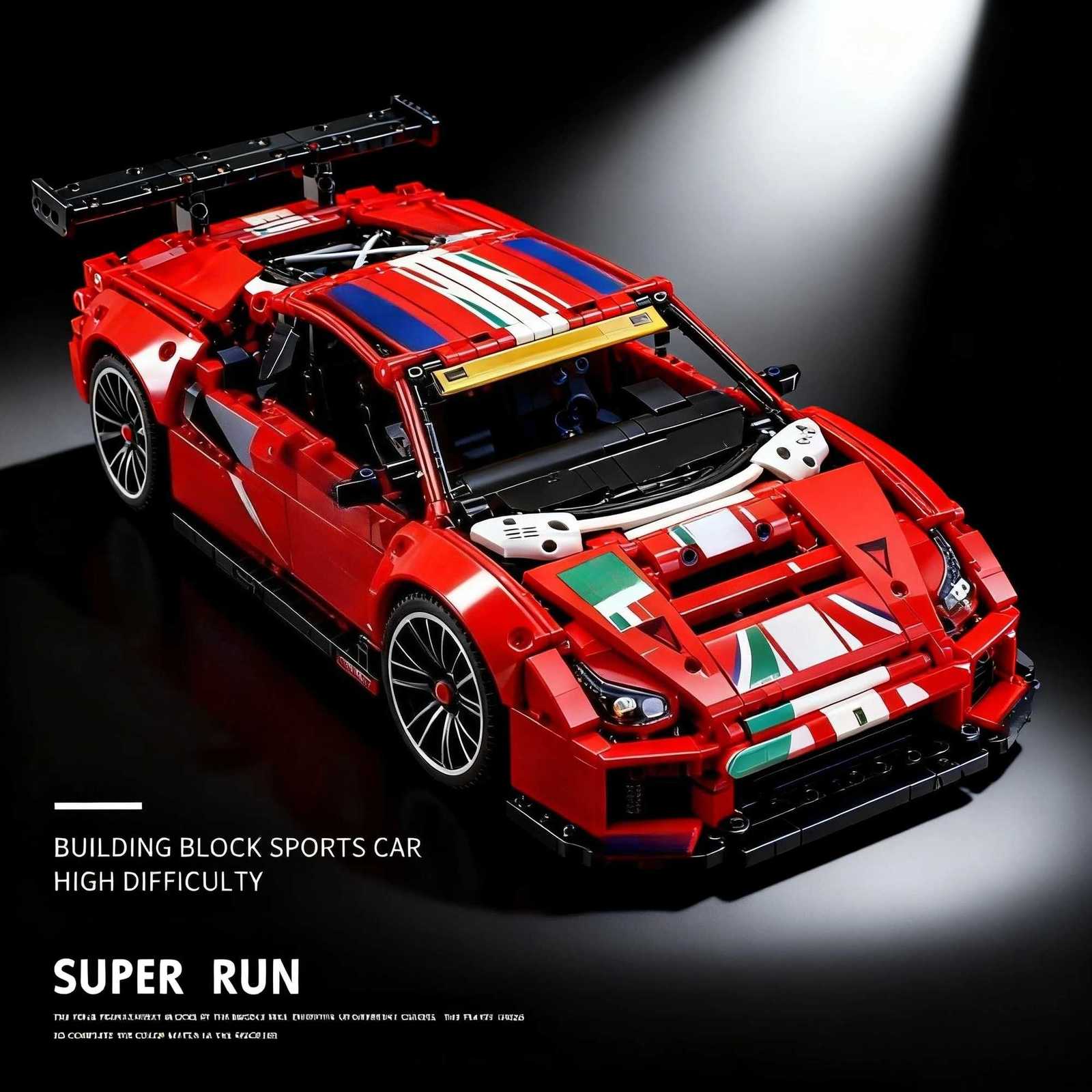 New Technical 488GTE 1684PCS AF Corse Race Car Champion GT 42125 Series Exclusive Collectible Detailed Display Model Sets Adults Z250923