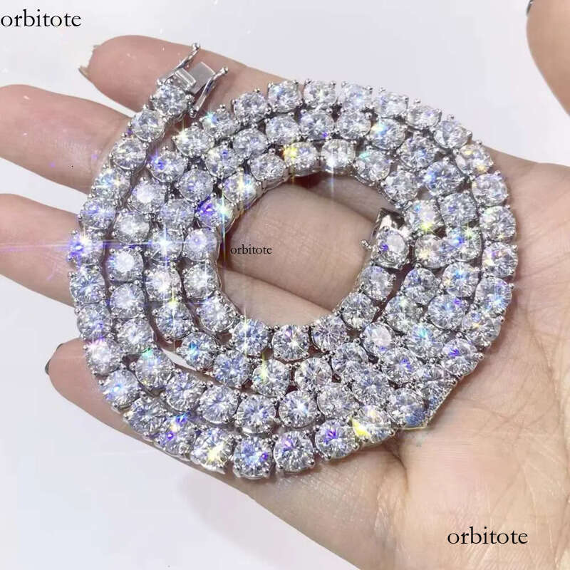 2025 FANCY Sterling Sier Tennis Bracelet VVS D Moissanite Gold Plated Dia Fine Jewelry Stylish Iced Gifts Parties b5