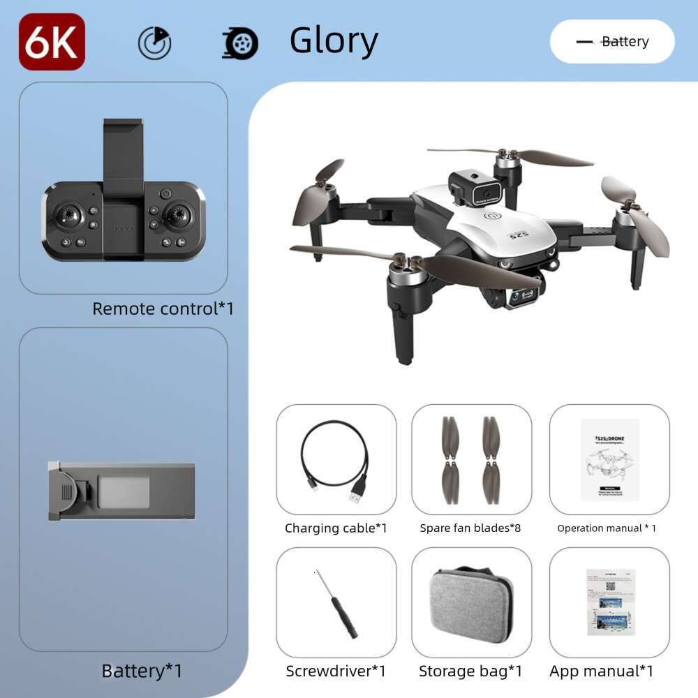 Brushless Motor S Foldable Drone Obstacle Avoidance Optical Flow Hover Quadcopter Electric Camera Remote Control Airplane