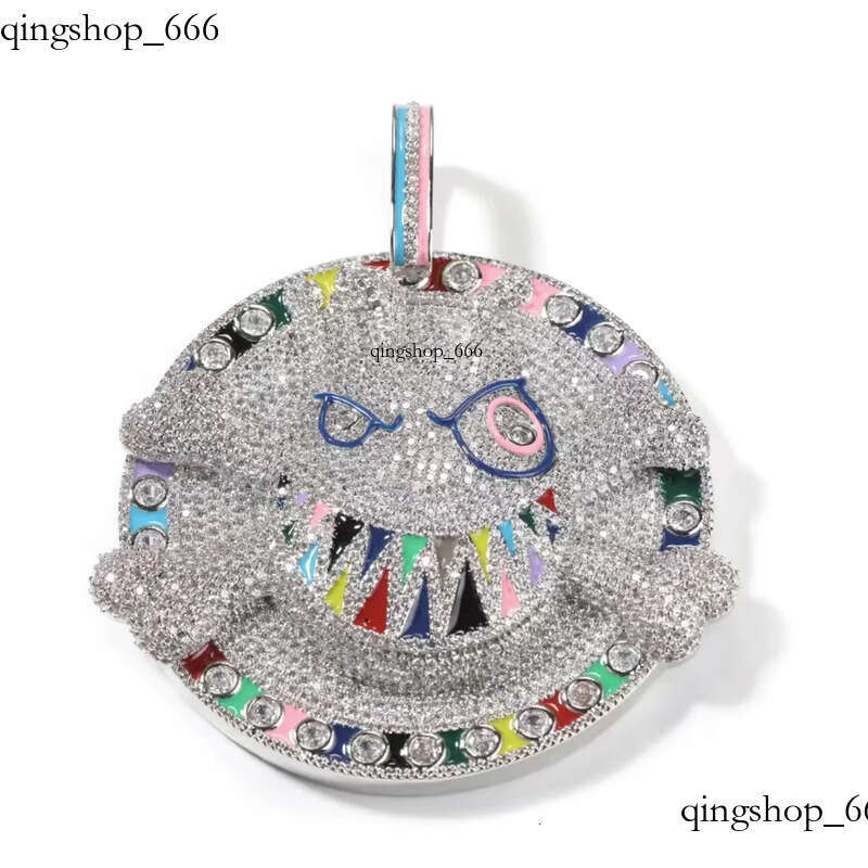 Factory Initial Pendant Iced Out Jewelry Gold Plated Vvs Moissanite Dias Cuban Chain 3d Custom Name Hip Hop Letter CFKE c9