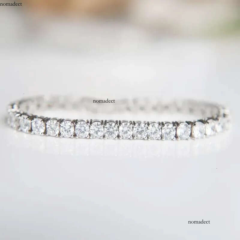 Hip Hop 3mm-4mm-5mm6mm Tennis Men's Chain Women's Pulseiras Jewelry Bracelet 4b