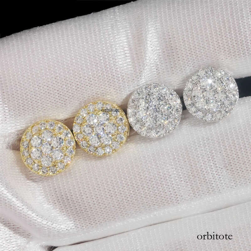 Madonna Fashion Dia Jewelry vvs Moissanite Sterg Sliver Women GRA Certificate Earrings c6