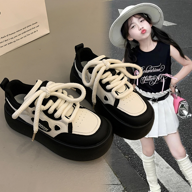 Leather Niche Sports Designer Shoes Autumn New Children's White Shoes Casual Designer Sports Shoes Autumn New Luxury Shoes Men's And Women&#