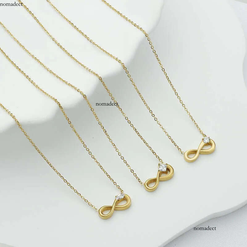 Fashionable titanium steel pendant necklace, beach collarbone chain, women's non fading jewelry 32