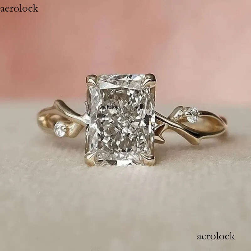 White Gold Wedding 2 Carat Solitaire Ring Lab Grown Dia Jewelry Rings