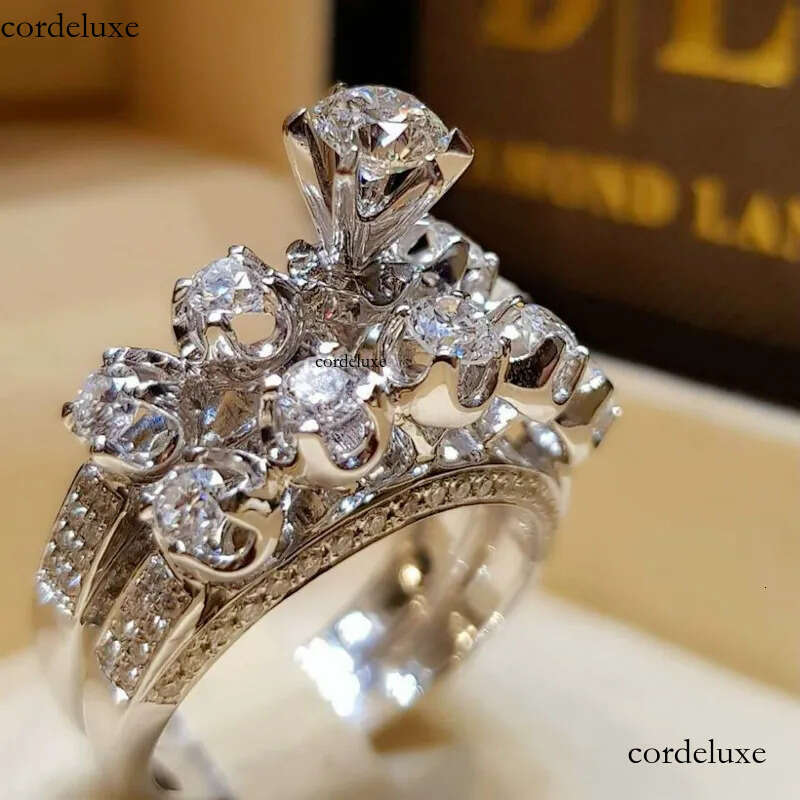 moissanite engagement jewelry woman jewlery designer for women men rose rings sister gift jewelery gold sier ring f9