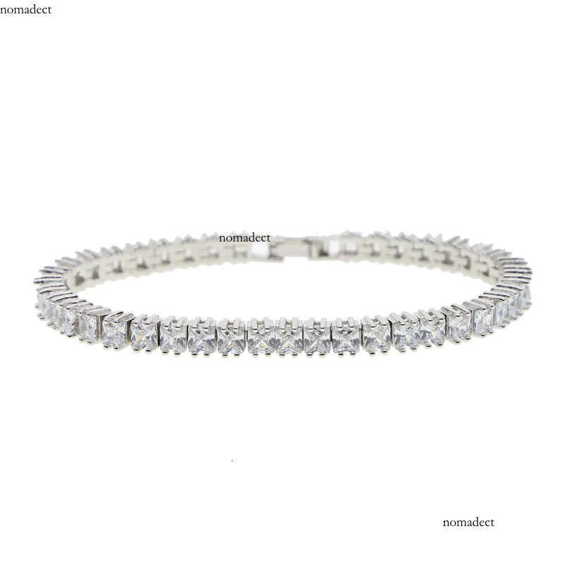 Hip Hop 3mm-4mm-5mm6mm Tennis Men's Chain Women's Pulseiras Jewelry Bracelet 4b