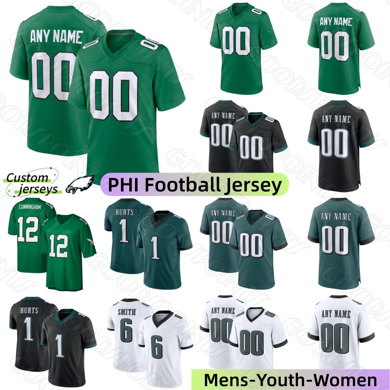 Philadelphiacity eagleses Football jerseys Barkley Jalen Hurts DeJEAN Game jersey Brown Saquon Kelce Pickett Smith Quinyon Mitchell Goedert Slay Football Jersey
