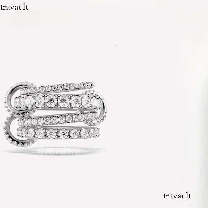 designer ring white Gold Alix Platinum Pave dia Ring By Spinelli Kilcollin Moda Operandi New in fine jewelry