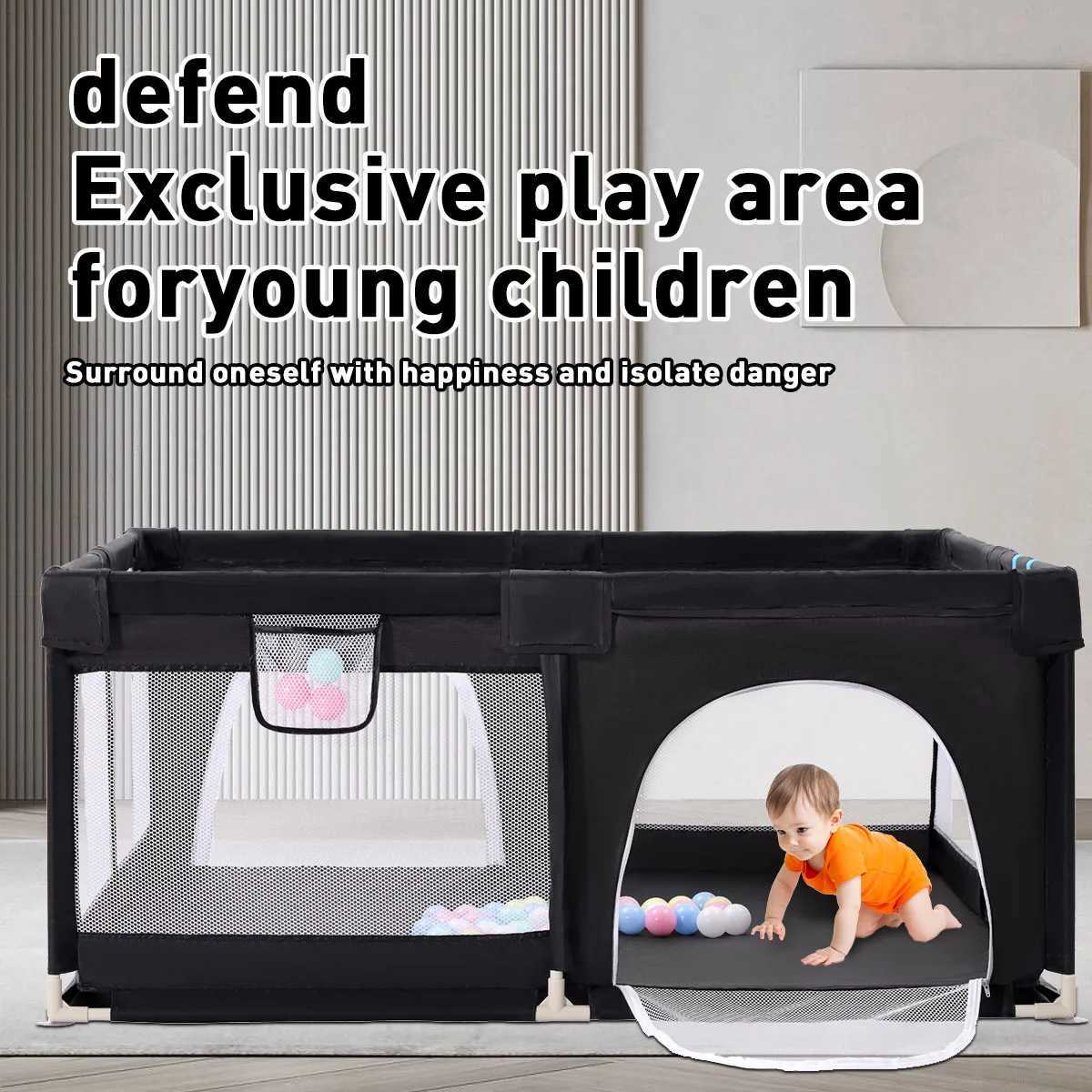 Indoor Baby Fence 6 Months to 6 Years Child Proof Activity Center Foldable Game Zone with Balls Baby Playpen C250929