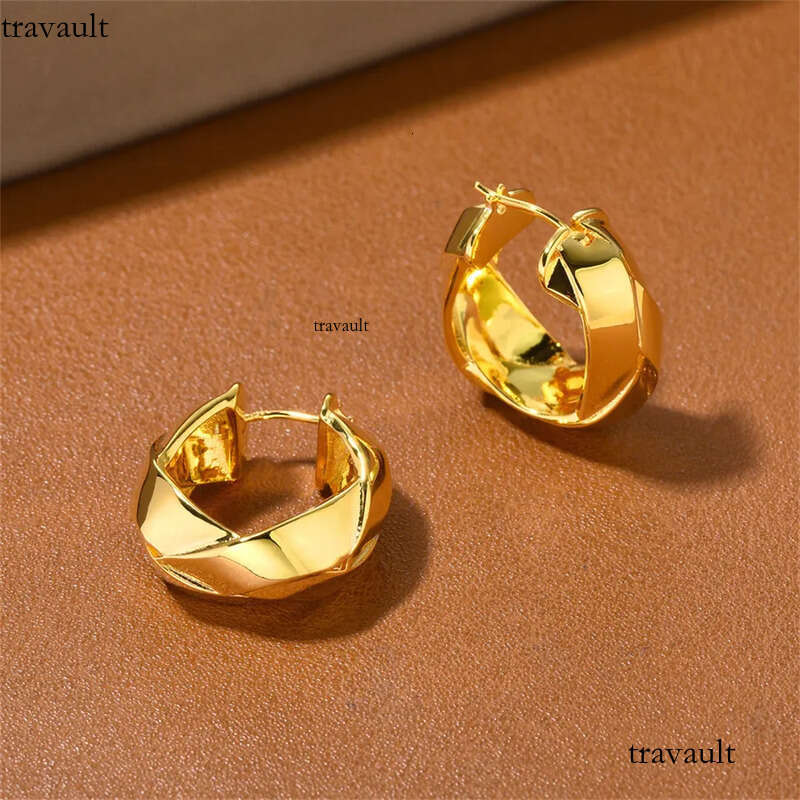 French Fashion Commuter Woven Wrapped Earrings for Women S Sier Needle Ear Buckles Simple High end Banquet Charme
