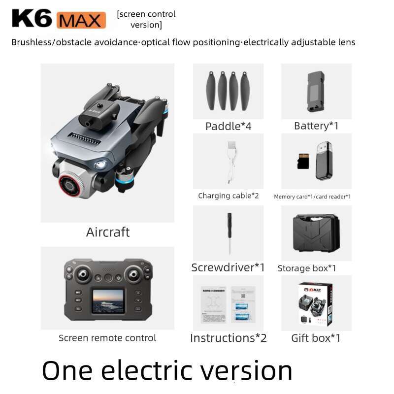 K MAX Drone With Screen Optical Flow Positioning Quadcopter Brushless Motor Remote Control Aircraft Toy