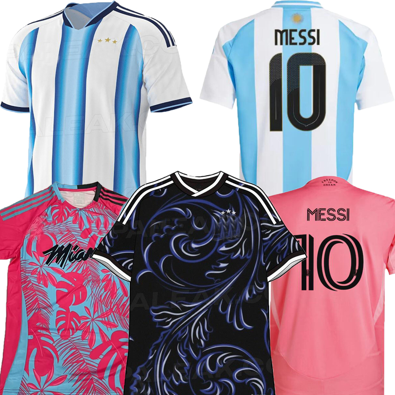3XL 4XL ArgentinaS 3 Star soccer Jerseys 25 26 MARADONA DI MARIA J. ALVAREZ Home FC Men Kids football shirt MESSIS SUAREZ Jersey InterS MiamiS Garnacho