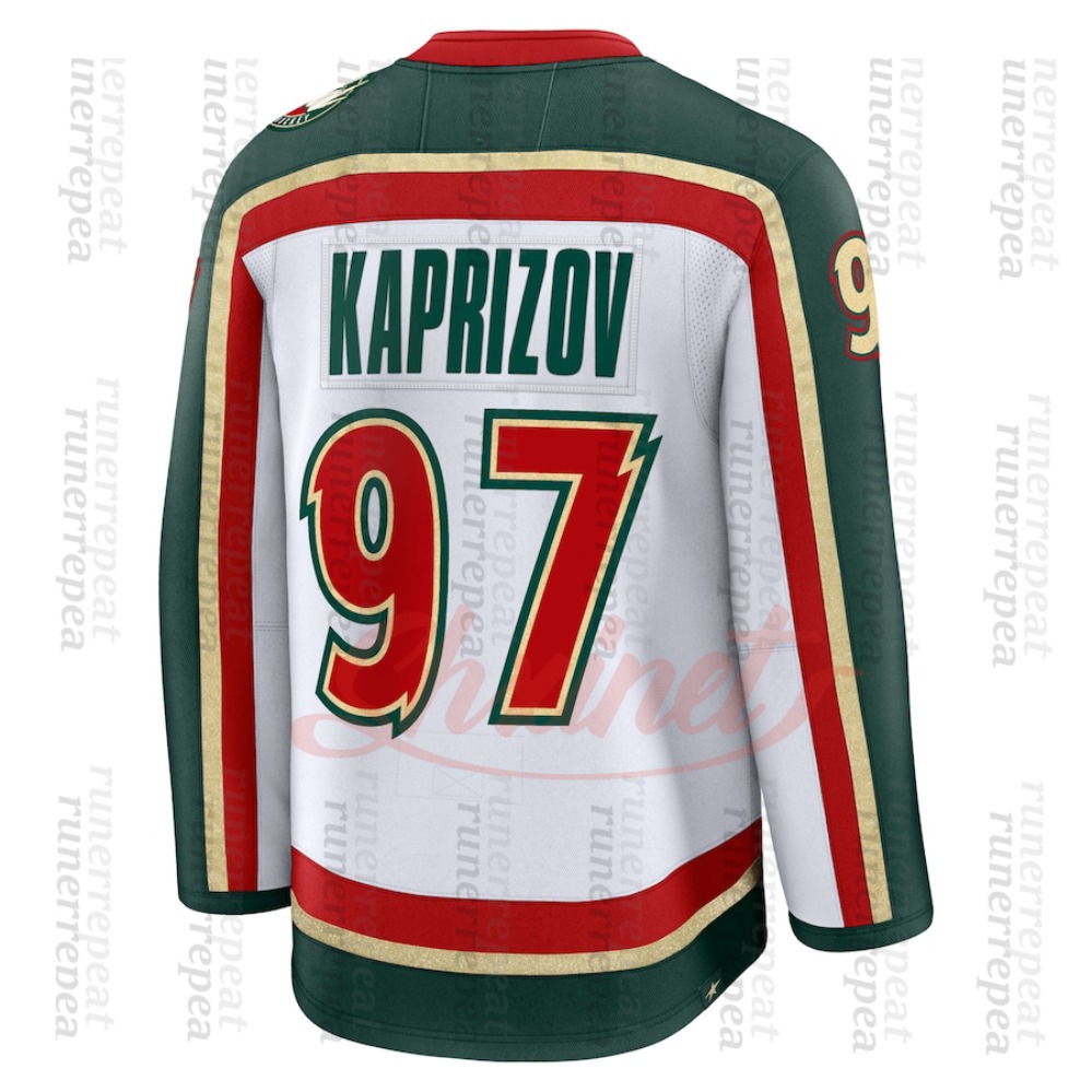 2025-26 Home Away Hockey Jersey Kirill Kaprizov Marc-Andre Fleury Matt Boldy Marcus Foligno Marco Rossi Mats Zuccarello Brock Faber Vladimir Tarasenko