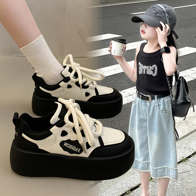 Leather Niche Sports Designer Shoes Autumn New Children's White Shoes Casual Designer Sports Shoes Autumn New Luxury Shoes Men's And Women&#