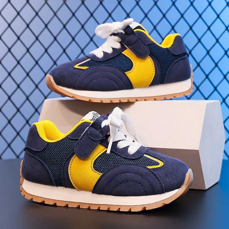 2025 New Girls Sports Shoes Fashion Design Breathable Mesh AntiSlip s Casual Shoes HighTop Classic Childrens Boy SneakersC250926 S251027