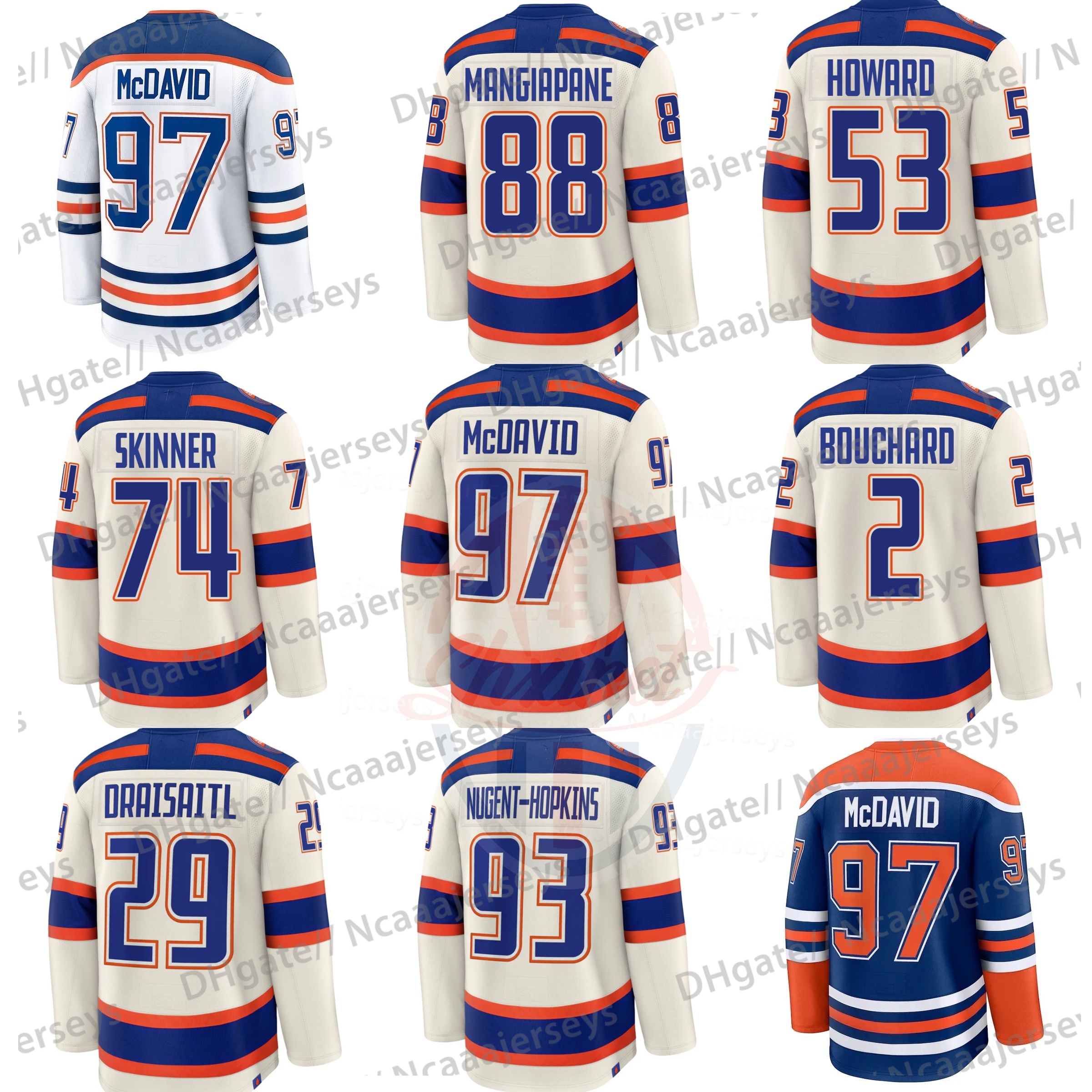 97 Conor McDavid 2025-26 Third Country Jersey Zach Hyman Nugent-Hopkin Leon Draisaitl Vasily Podkolzin Walman Kane Henrique Bouchard Perry Nurse Custom Stitched