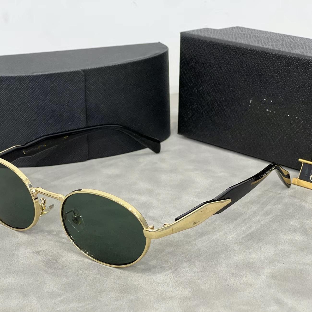 Retro Round Sunglasses for Women and Men - Fashionable Metal Frame Eyewear with UV400 Protection Y260207