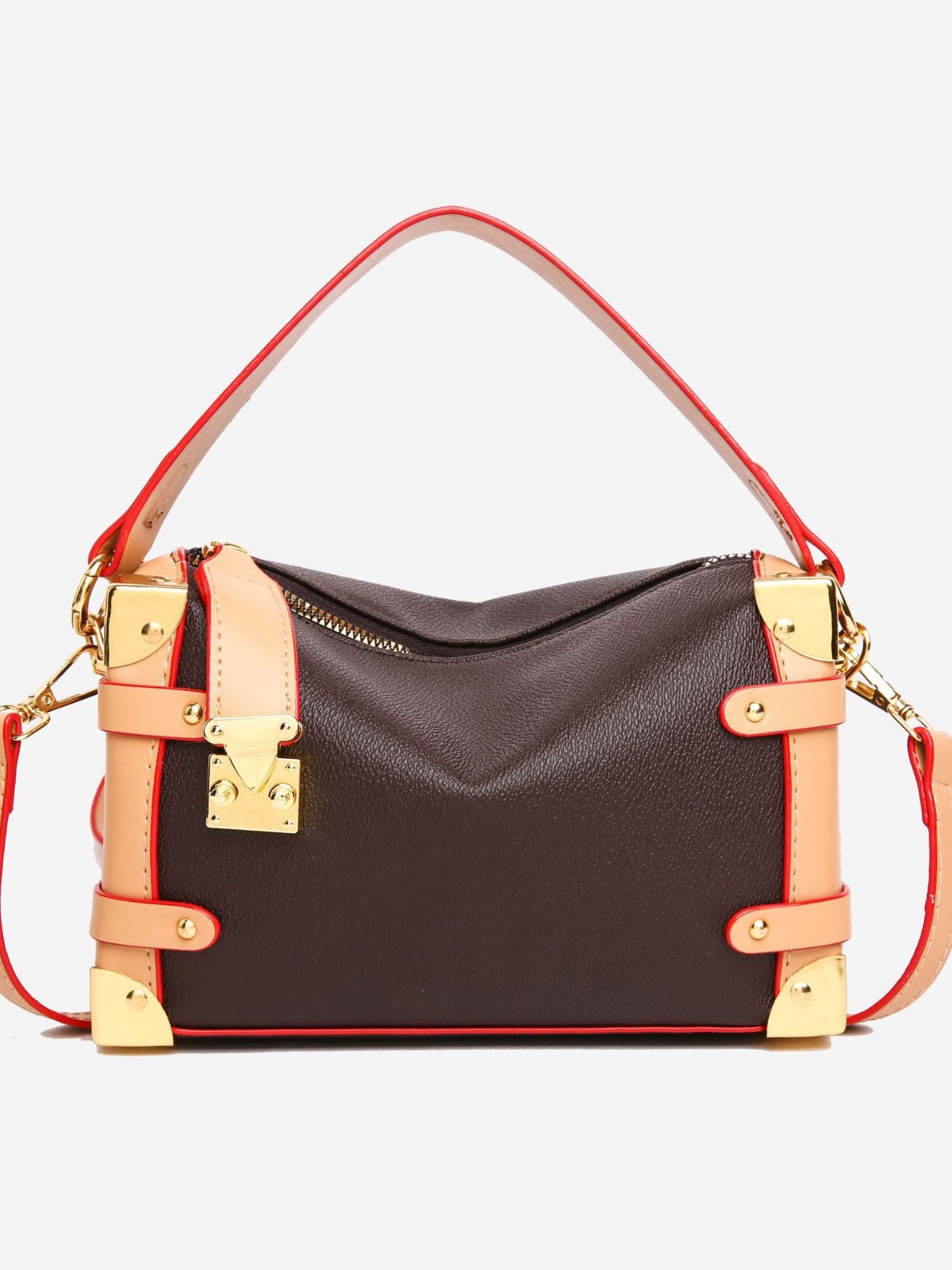 free shipping hot designer bag New casual and fashionable box bag, versatile single shoulder cross body bag for women coffee