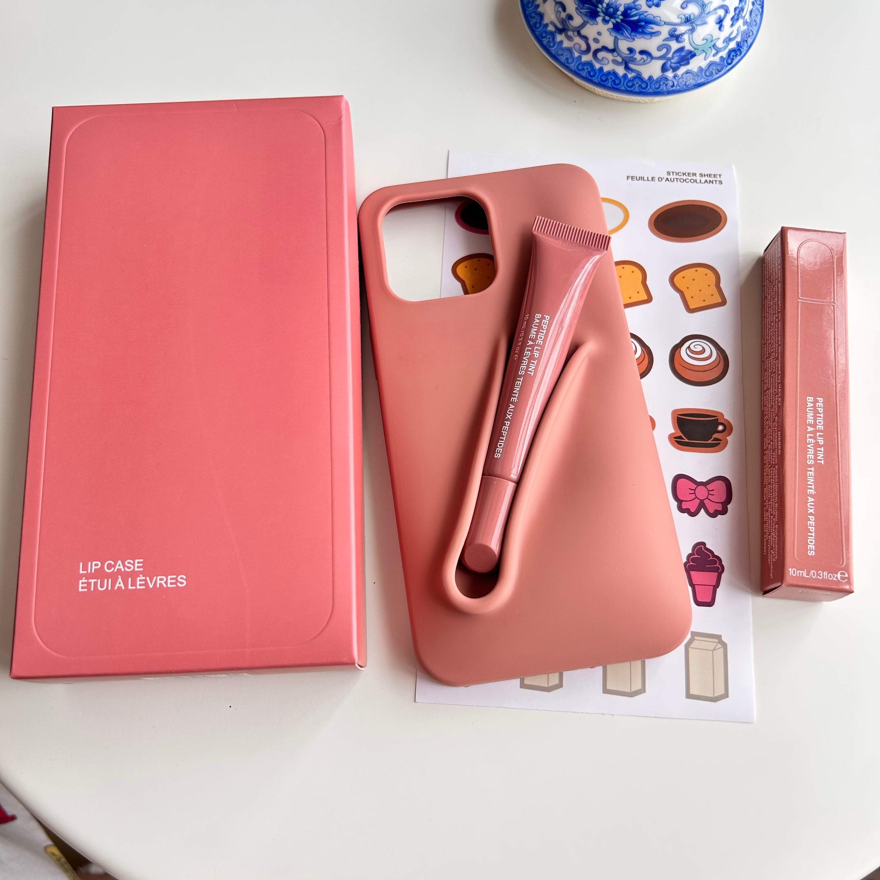 Rhodeos Lip Gloss Designer Phone Case for Apple iPhone 17 pro max cases 16 Luxury Silicone Lipgloss Lipstick Make-up Cosmetic Lip Balm Lens Bump Back 