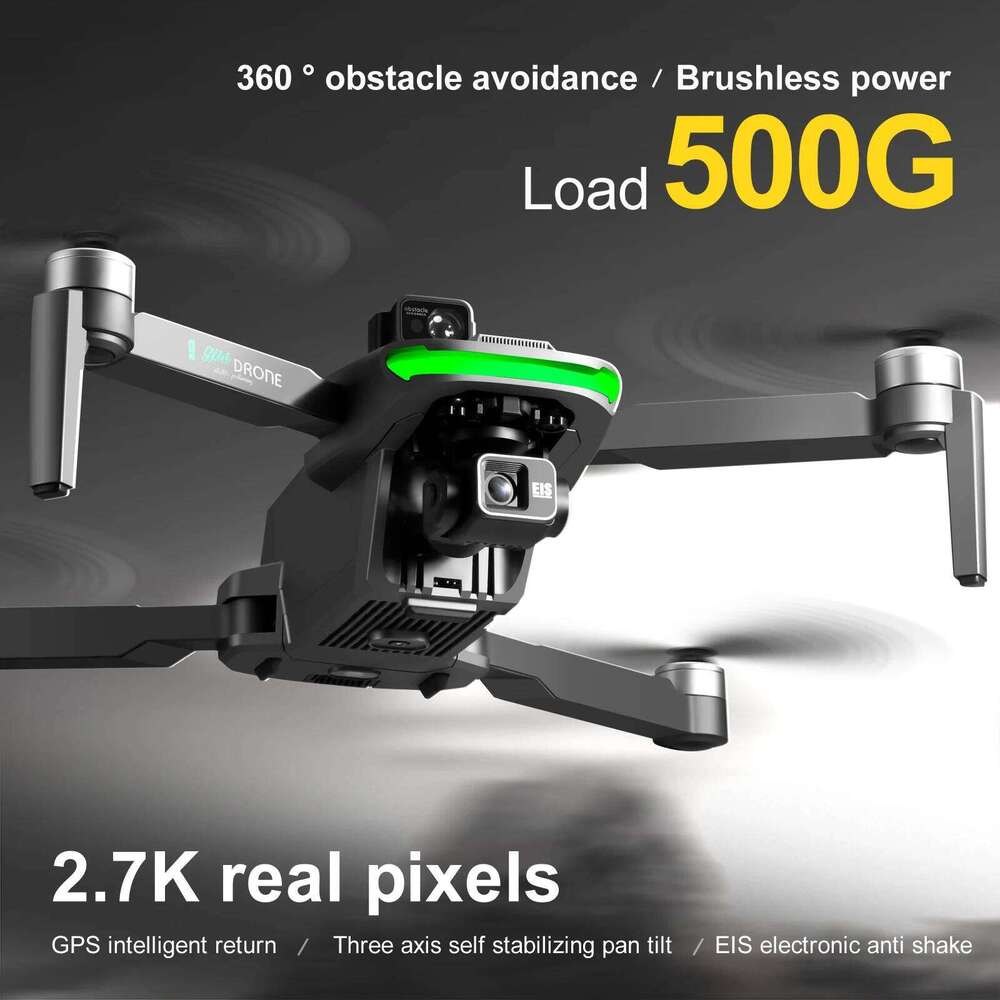2025 S155 Pro Max Drone 5G GPS Professional 8K HD Aerial Photography 3-Aixs-Gimbal Load 500G No/360 Obstacle Avoidance Quadrotor Dron
