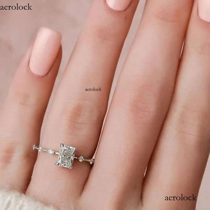 White Gold Wedding 2 Carat Solitaire Ring Lab Grown Dia Jewelry Rings