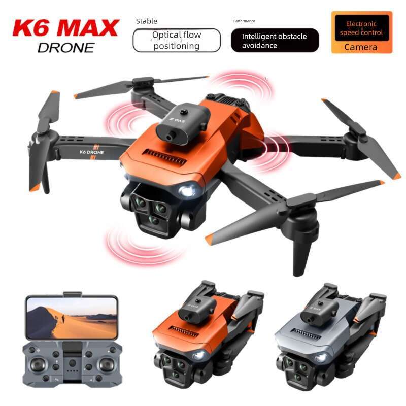 K MAX Three Camera Aerial Drone Four Sided Obstacle Avoidance Remote Control Airplane Optical Flow Positioning Quadcopter