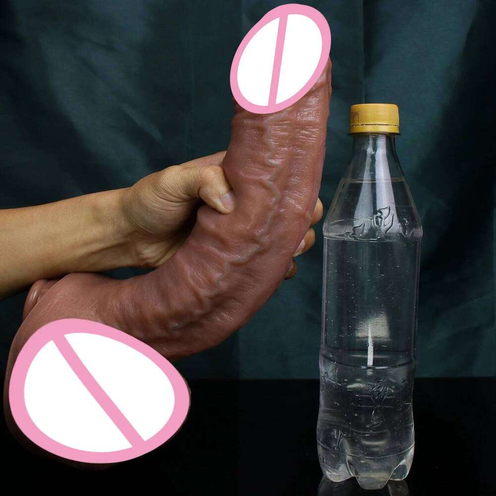 2026 New Realistic Veins Big Skin Feel Soft Huge Dildo Double Silicone Masturbation Woman Anal Sex adult toys Toy Suction Cup Small Dick 666 Free Shipping