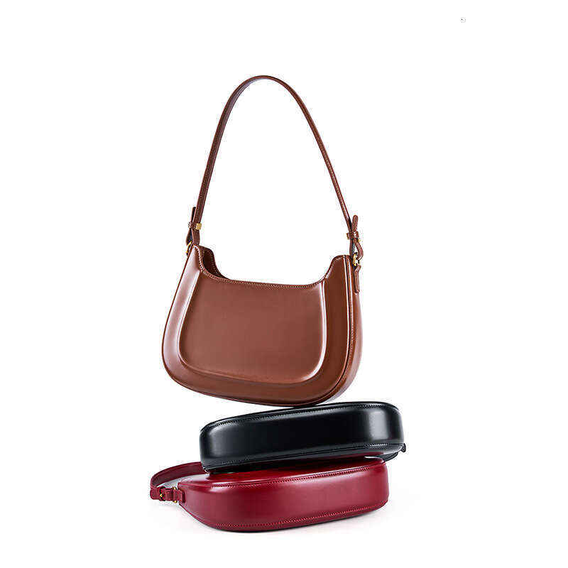 Luxury bag Genuine Leather Spring Summer Saddle Single Shoulder Crossbody Women s Red Wedding Bag Gift for Girlfriend Daily