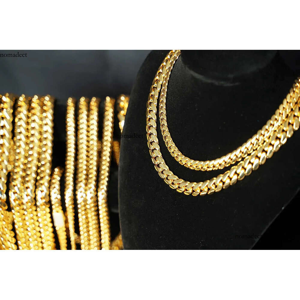 Pendant Necklaces Wholesale Choker Custom Link Gold 20mm Miami Cuban Chain Necklace a6