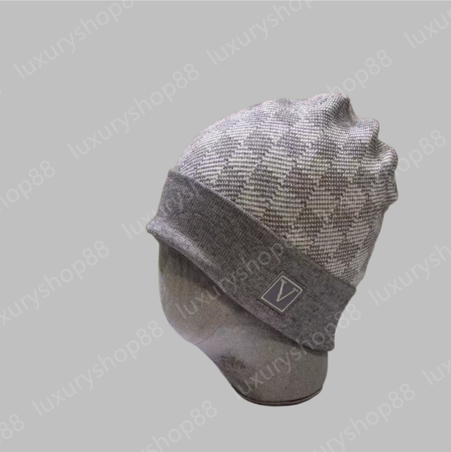 Mens hats designer beanie hats designers men winter fall thermal skull caps soft letter simple solid color cuffed brim breathable trendy knitted hats hip pop