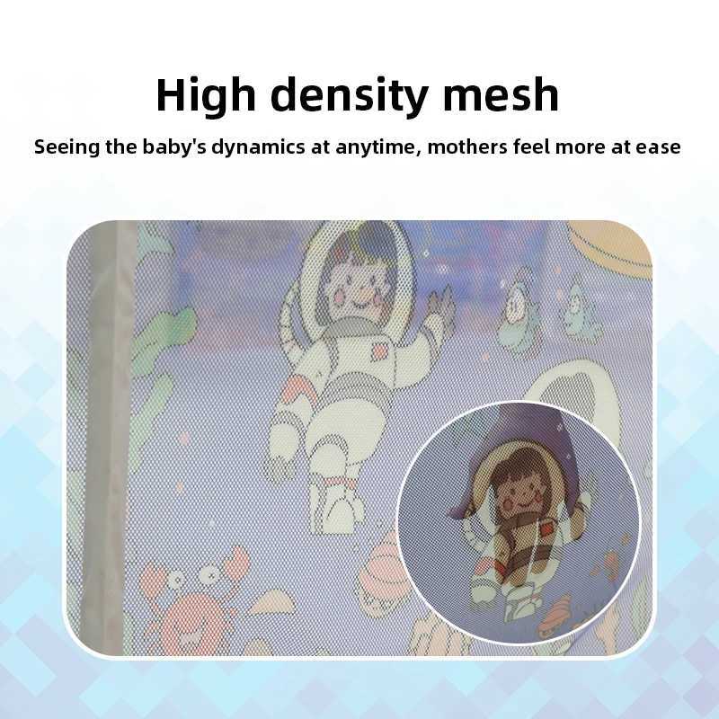 IMBABY Baby Playpens Cartoon Baby Corralitos with Protective Angle Playpen for Children Indoor Game Parks for Baby Playground C250929