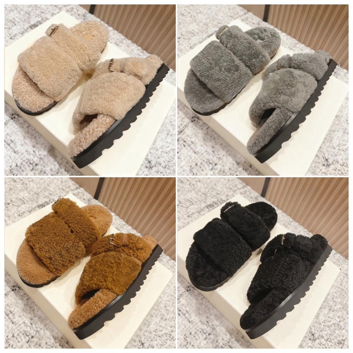 (Order by pic in opt, not by desc) New Fashion Shoes slippers cowhide Beach sandals women flip-flops